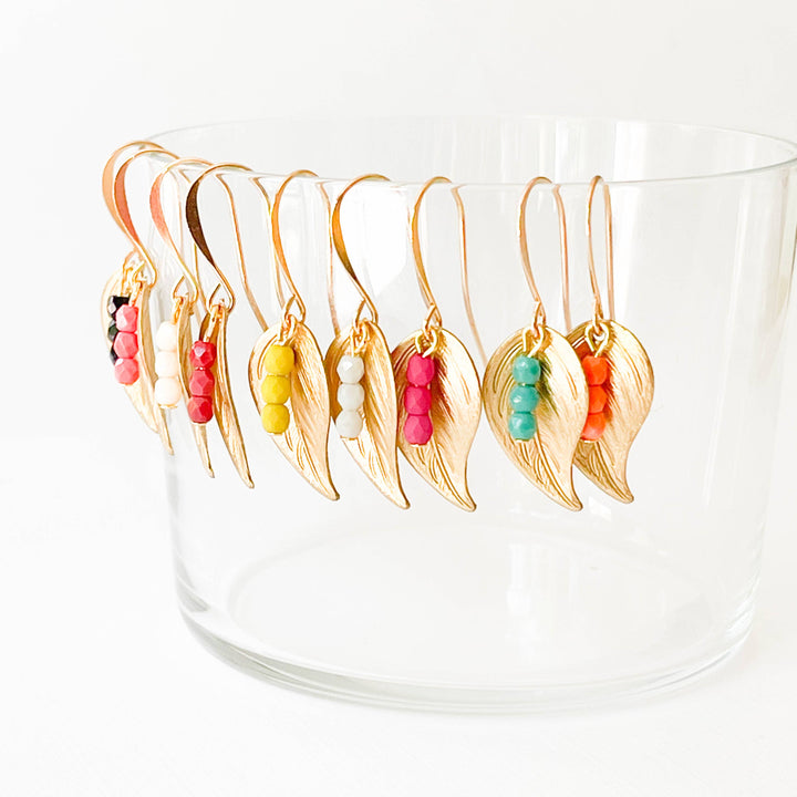 Small Leaf Earrings