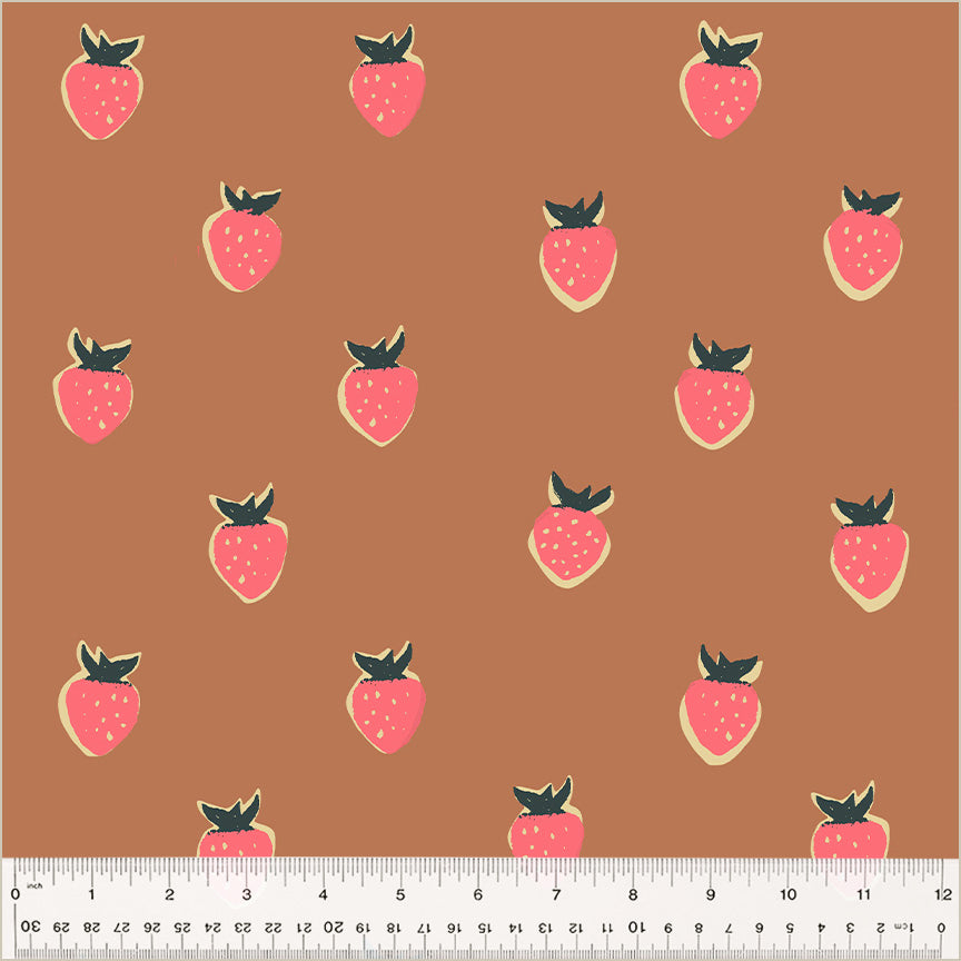 Quilt Back Berry by the 1/4 Yard - Wild Rose