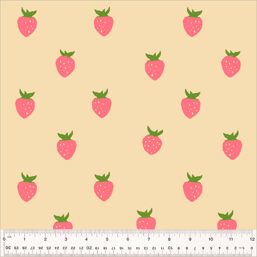 Quilt Back Berry by the 1/4 Yard - Ecru