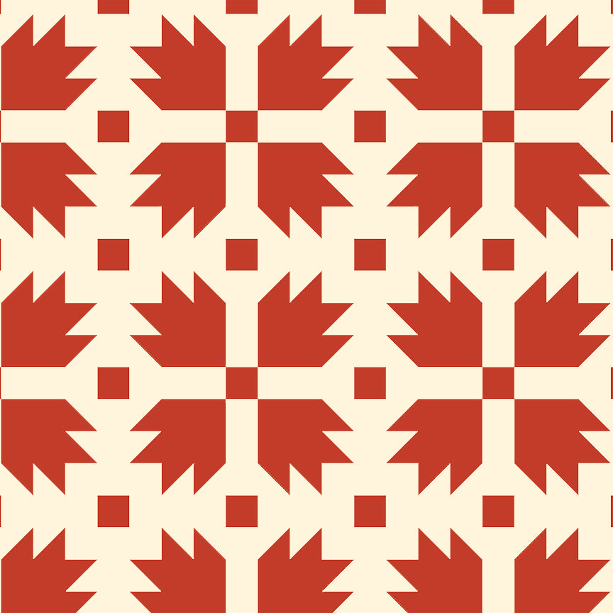 Perfect Points II by the 1/4 Yard - Red Bear Paw