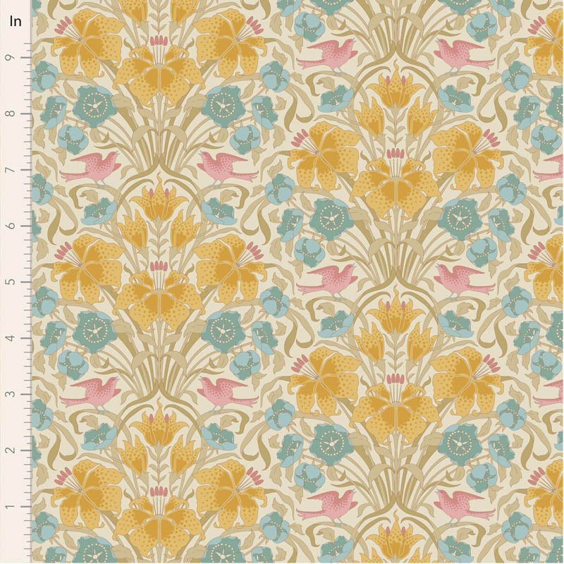 Songbird by the 1/4 Yard - Songbird Mustard