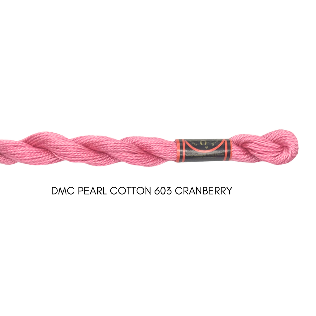DMC Perle Cotton Size 603 Cranberry