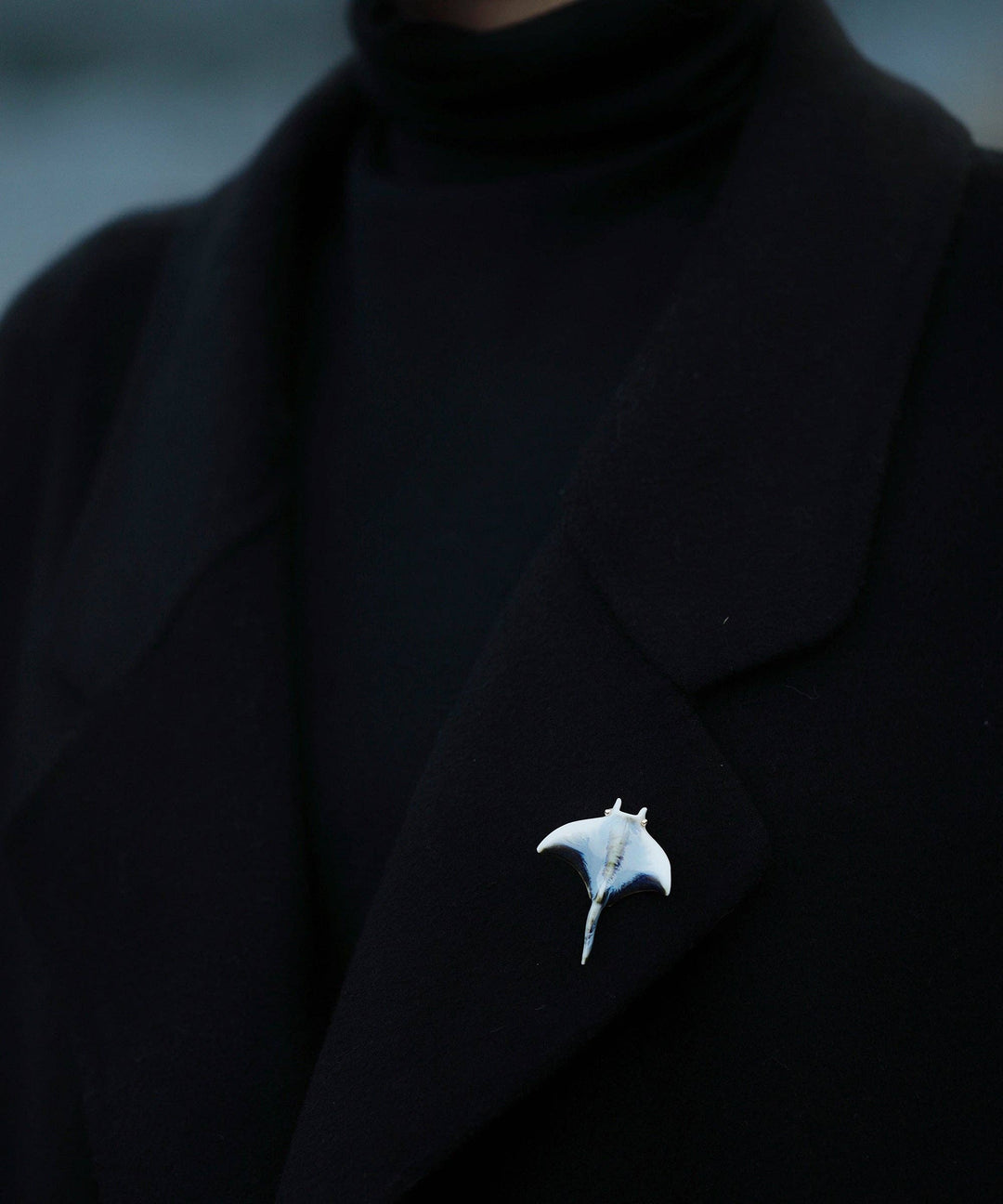 YIHE Ceramic Brooches "Batoids"
