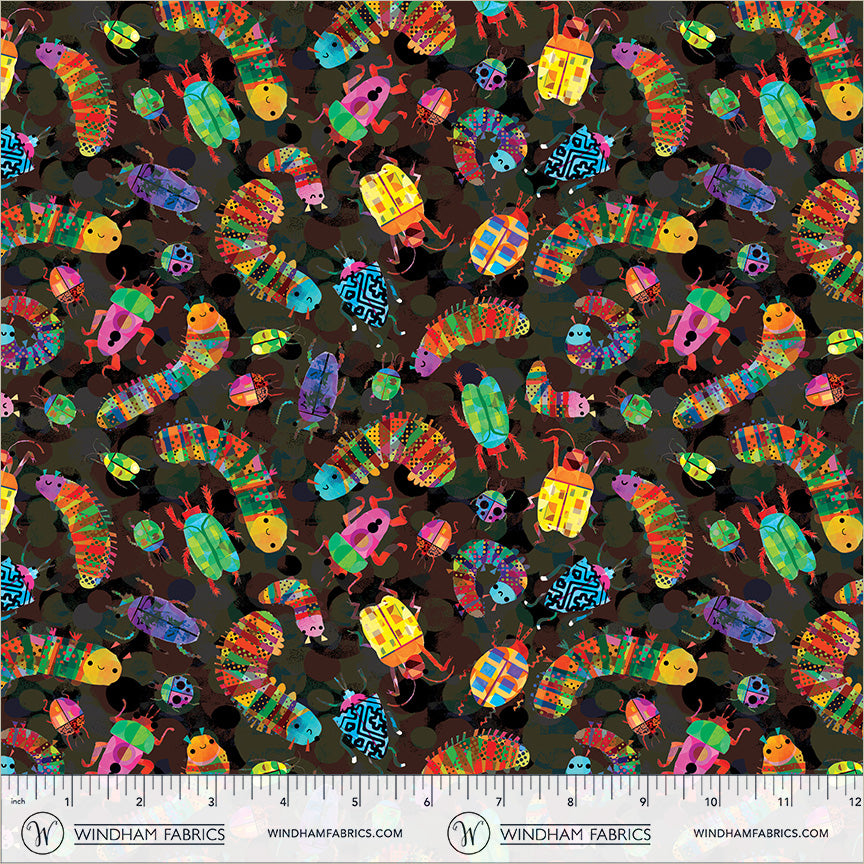 Animal Kingdom by the 1/4 Yard - Insect Collection