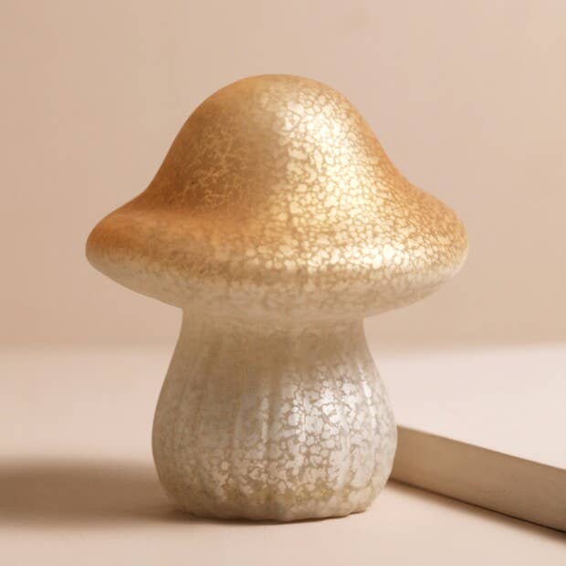 Medium Glass Mushroom Light