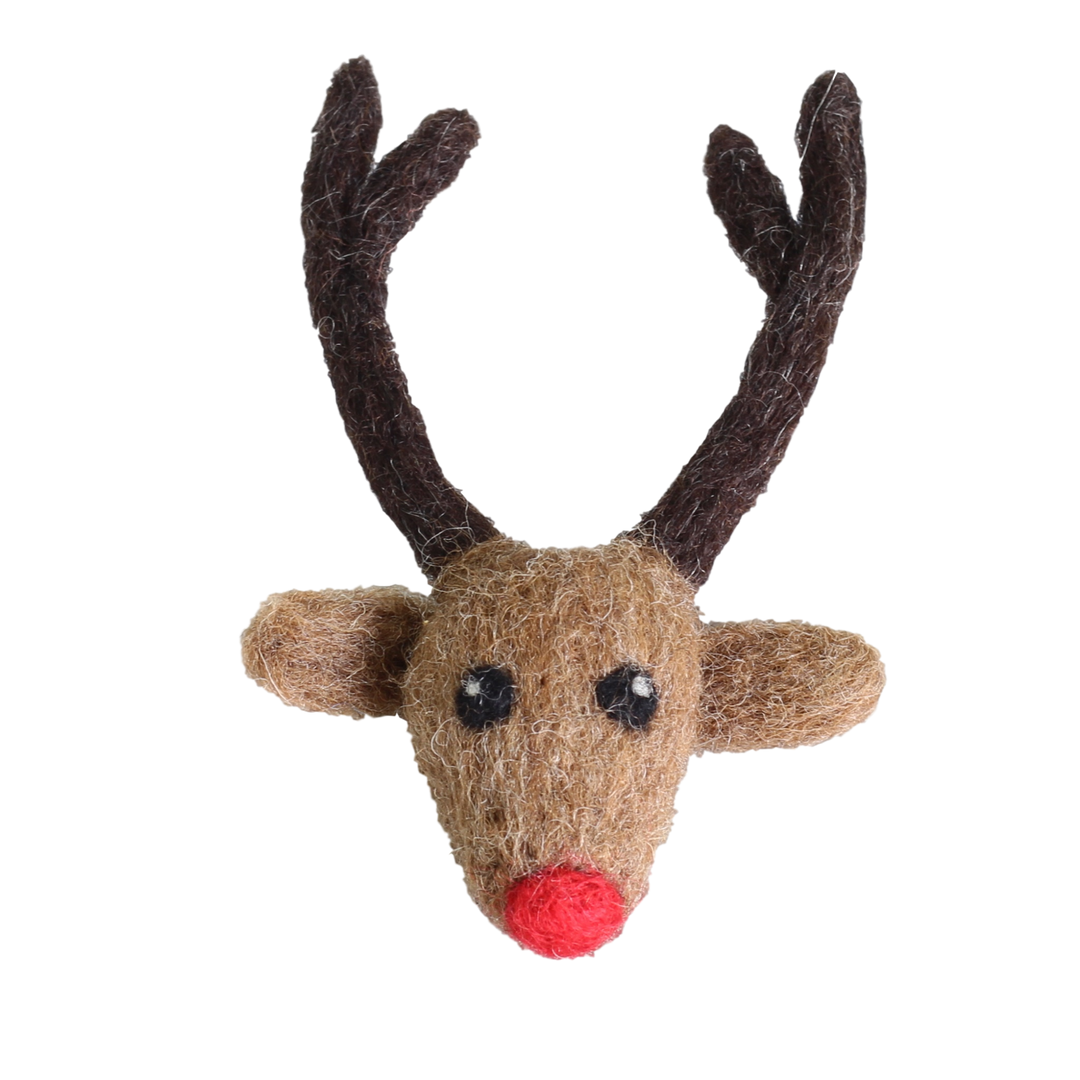 Rudolph Brooch Needle Felting Kit