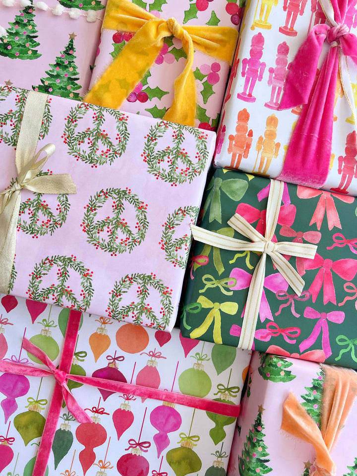 Christmas Bows Gift Wrap