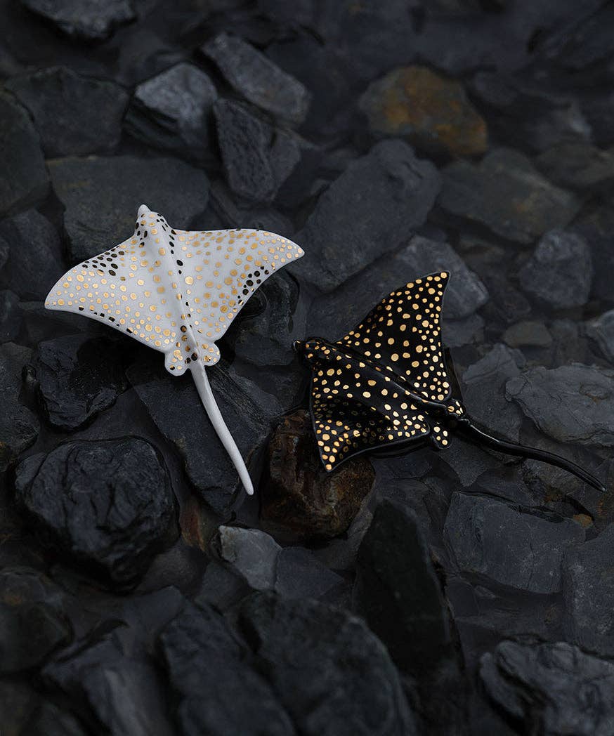 YIHE Ceramic Brooches "Batoids"