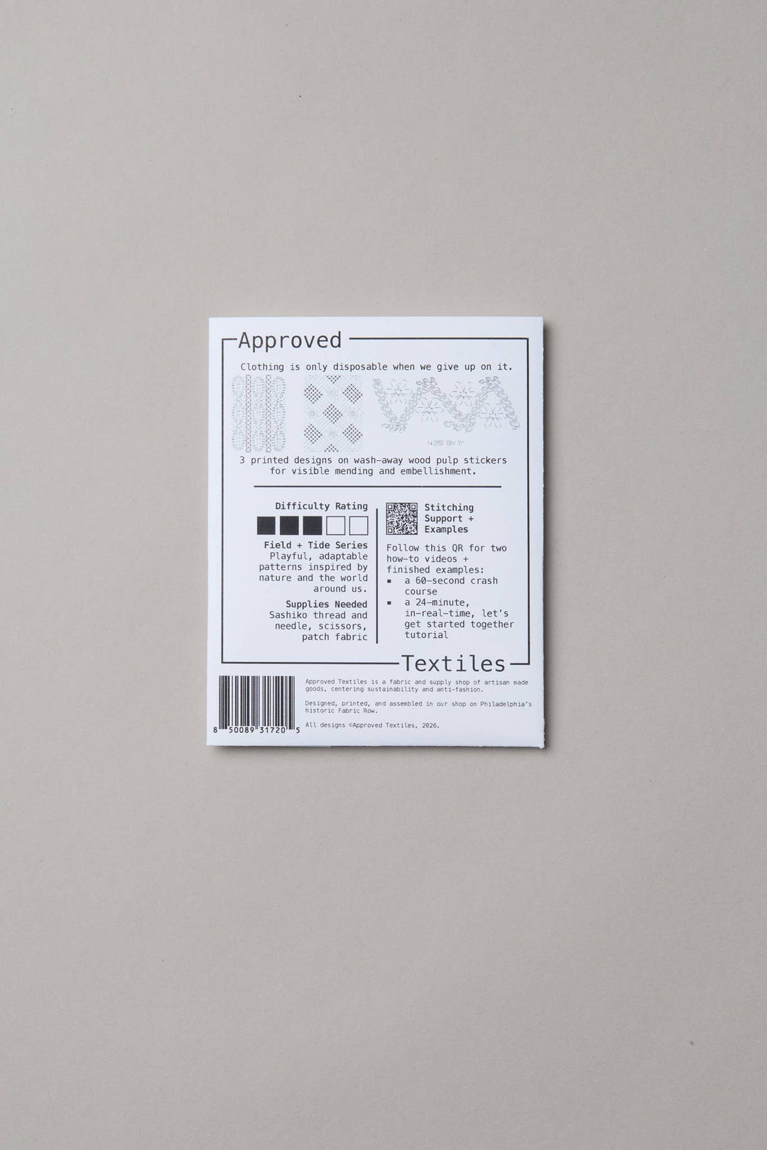 Daisies: Visible Mending Transfers