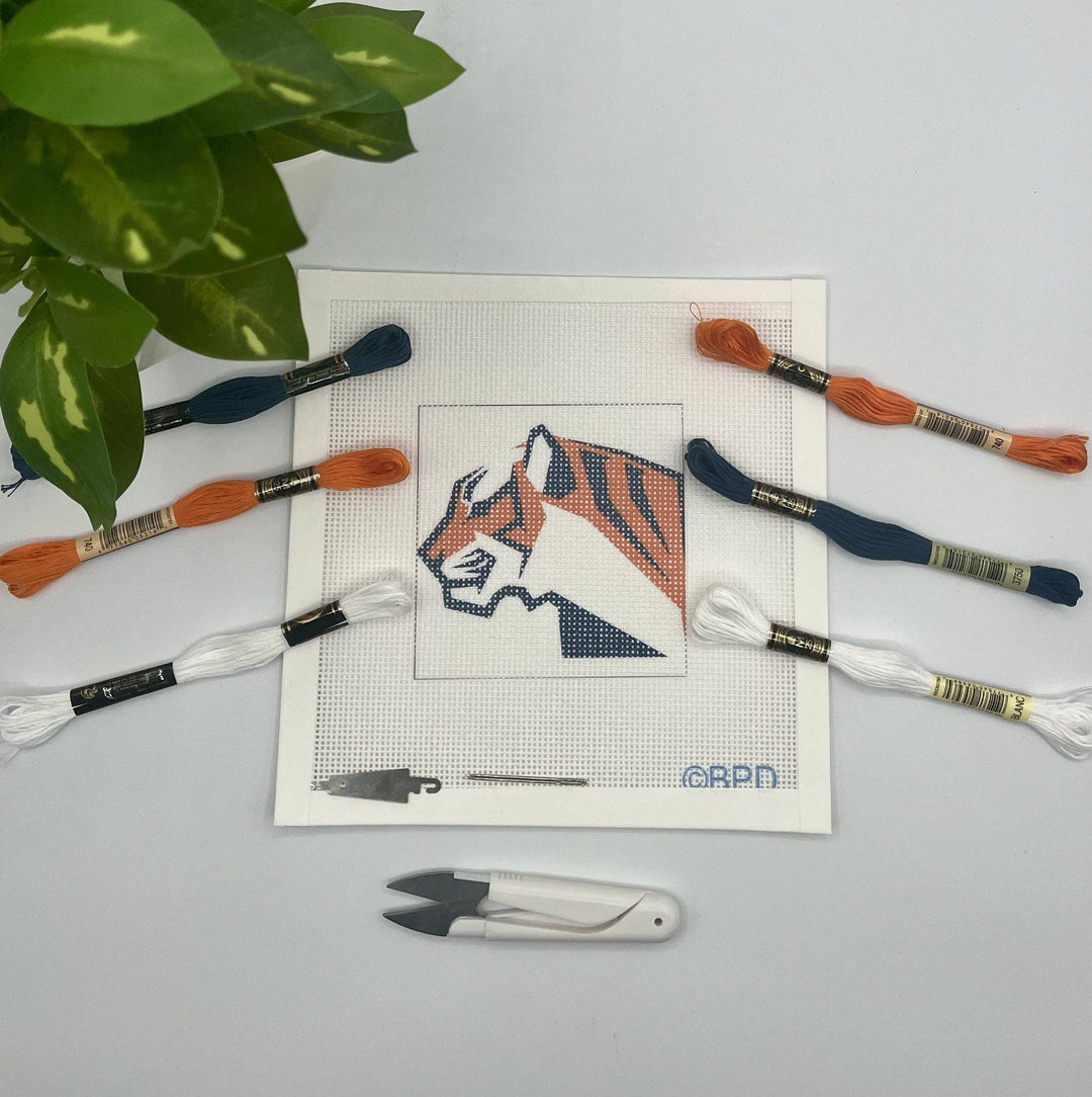 Tiger Needlepoint Kit