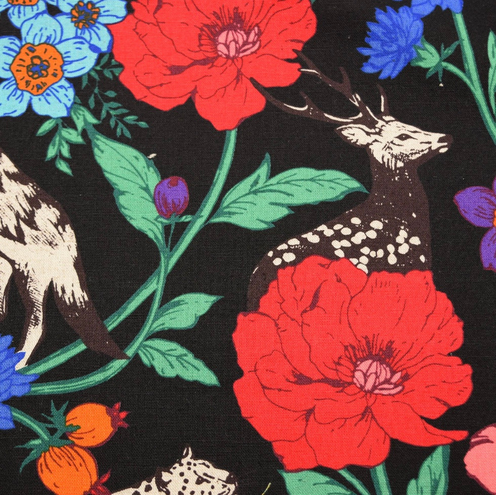 Echino Wonder Fabric by the 1/4 Yard - Black