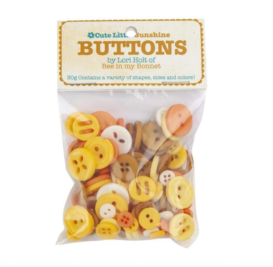 Lori Holt Cute Little Buttons Sunshine