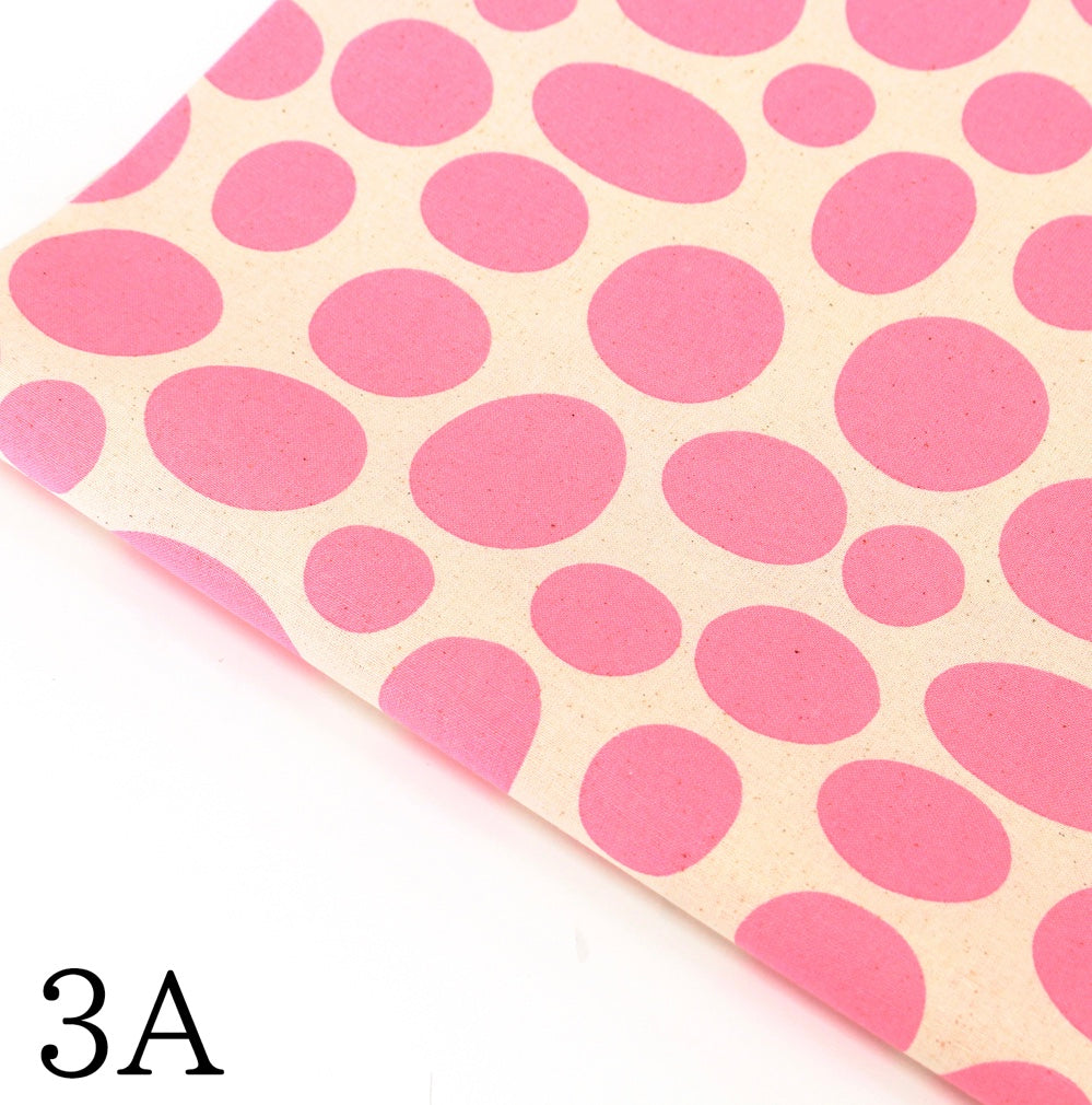 Color Palette Cheese Dots by the 1/4 Yard - Pink