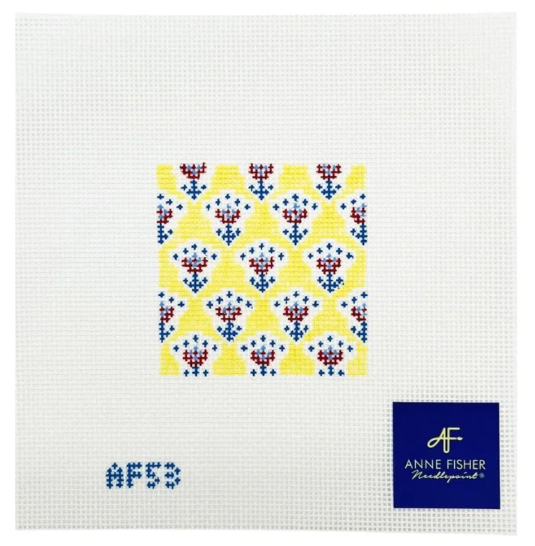 Provence Insert Yellow Needlepoint Canvas