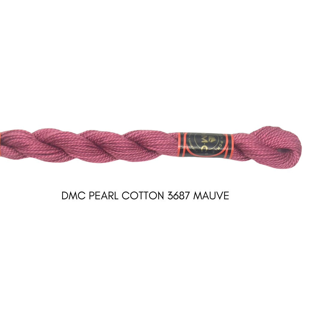 DMC Perle Cotton Size 3687 Mauve