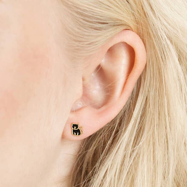 Mum & Baby Cat Earrings