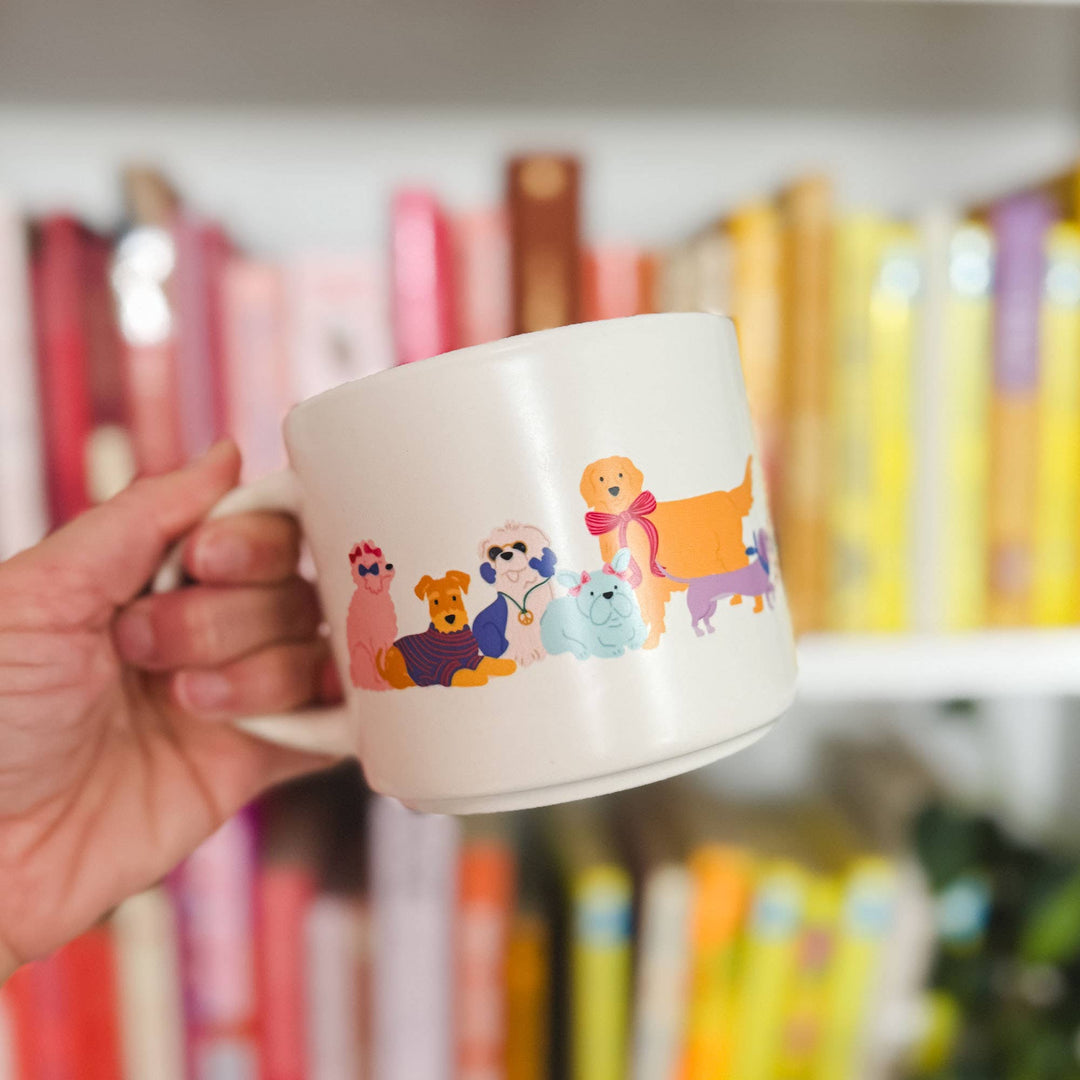 Dapper Dogs Large Ceramic Mug