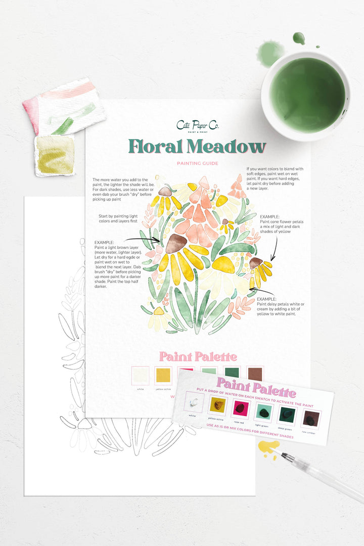 Floral Meadows Watercolor Kit