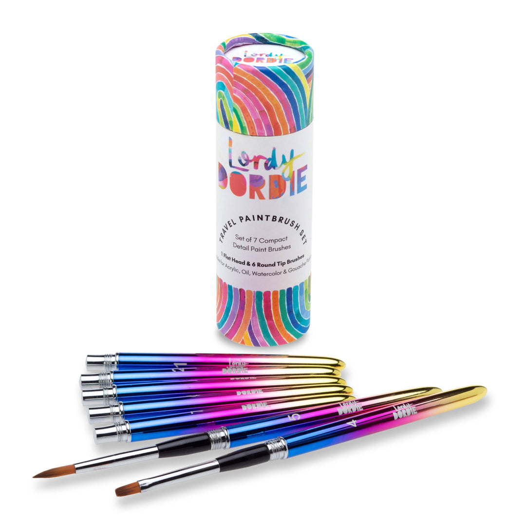 Travel Paintbrush Set