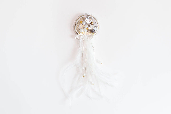 Set of 3 Jellyfish Brooches, Embroidery Kit: DIY Needlework