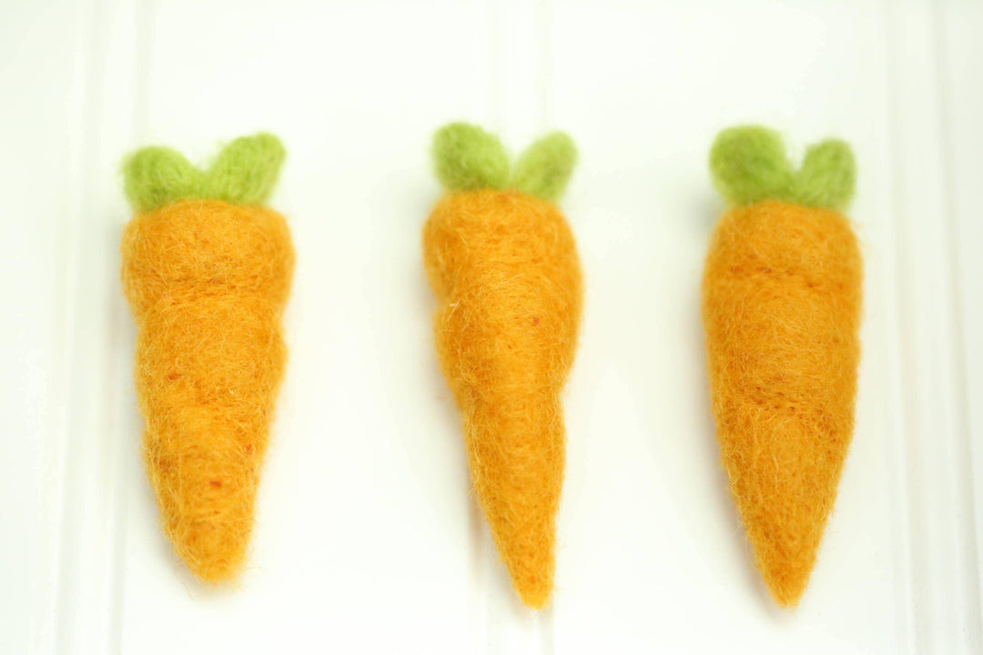 Felt Carrots