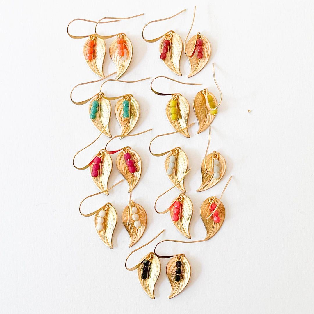 Small Leaf Earrings