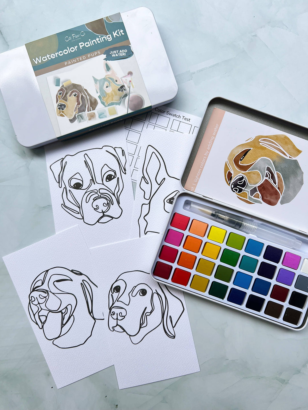 Painted Pups Watercolor Kit