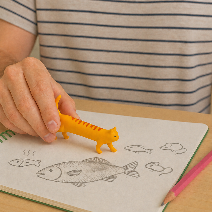 Cat Erasers - 4 Pack