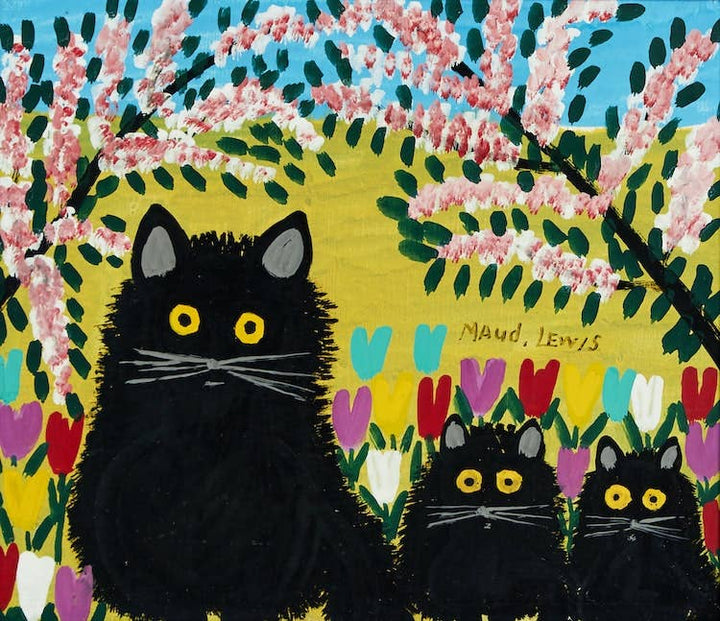 Needle Felted Black Cats Kit