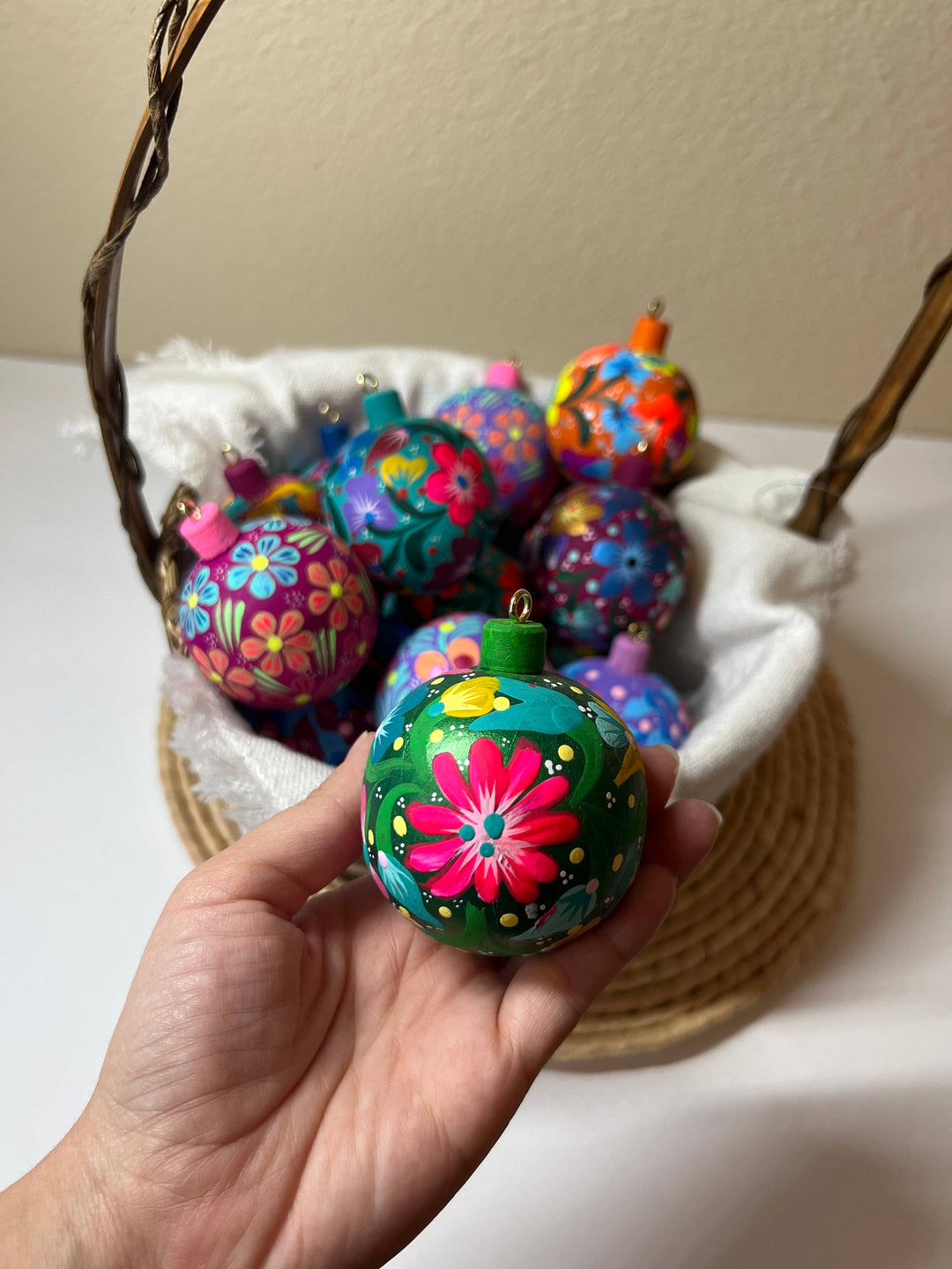 Mexican Hand Painted Ornaments