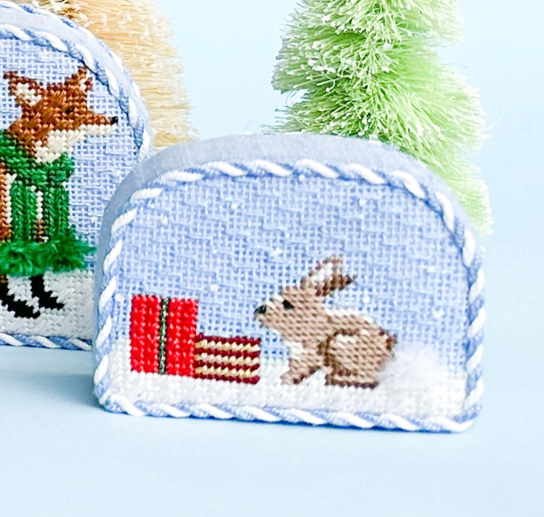 Christmas Forest Collection: Bunny Needlepoint Canvas