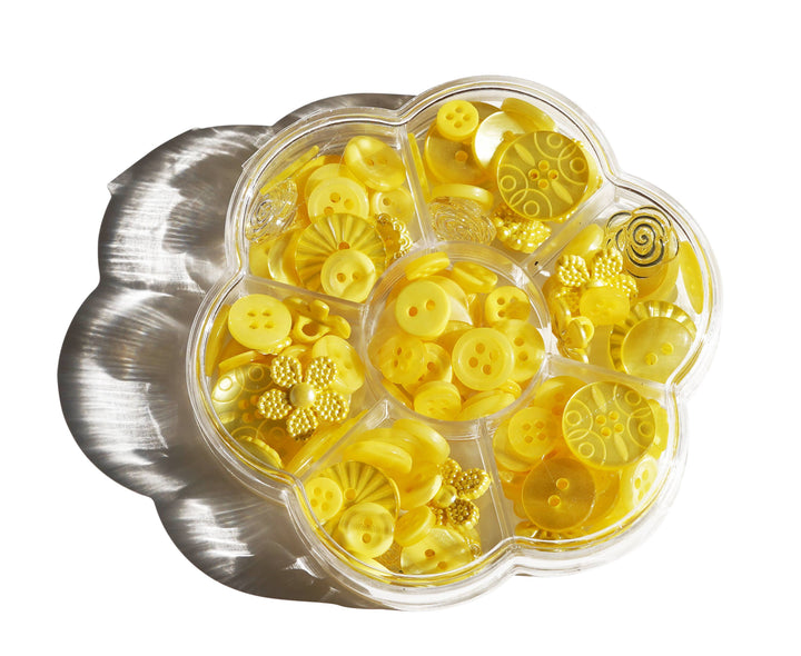Button Assortment Yellow Buttons