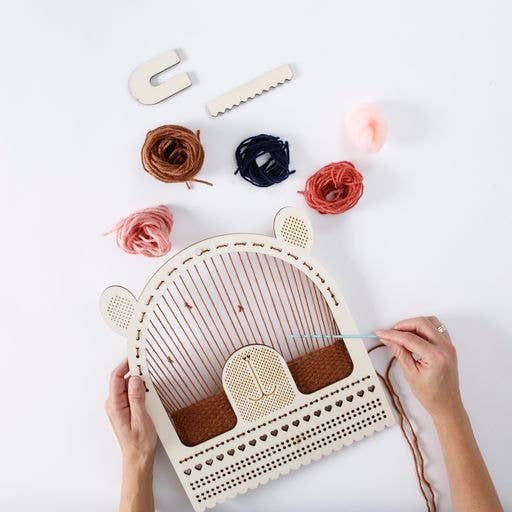 Bear Wall Art Weaving Kit