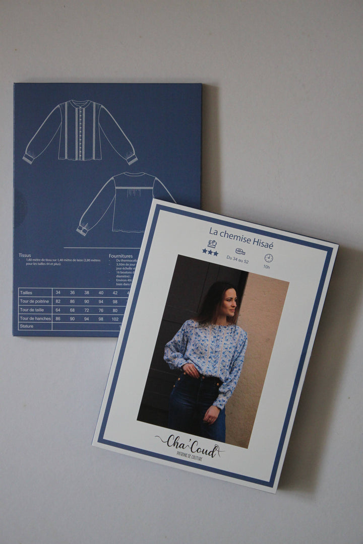 Sewing pattern - Hisaé shirt