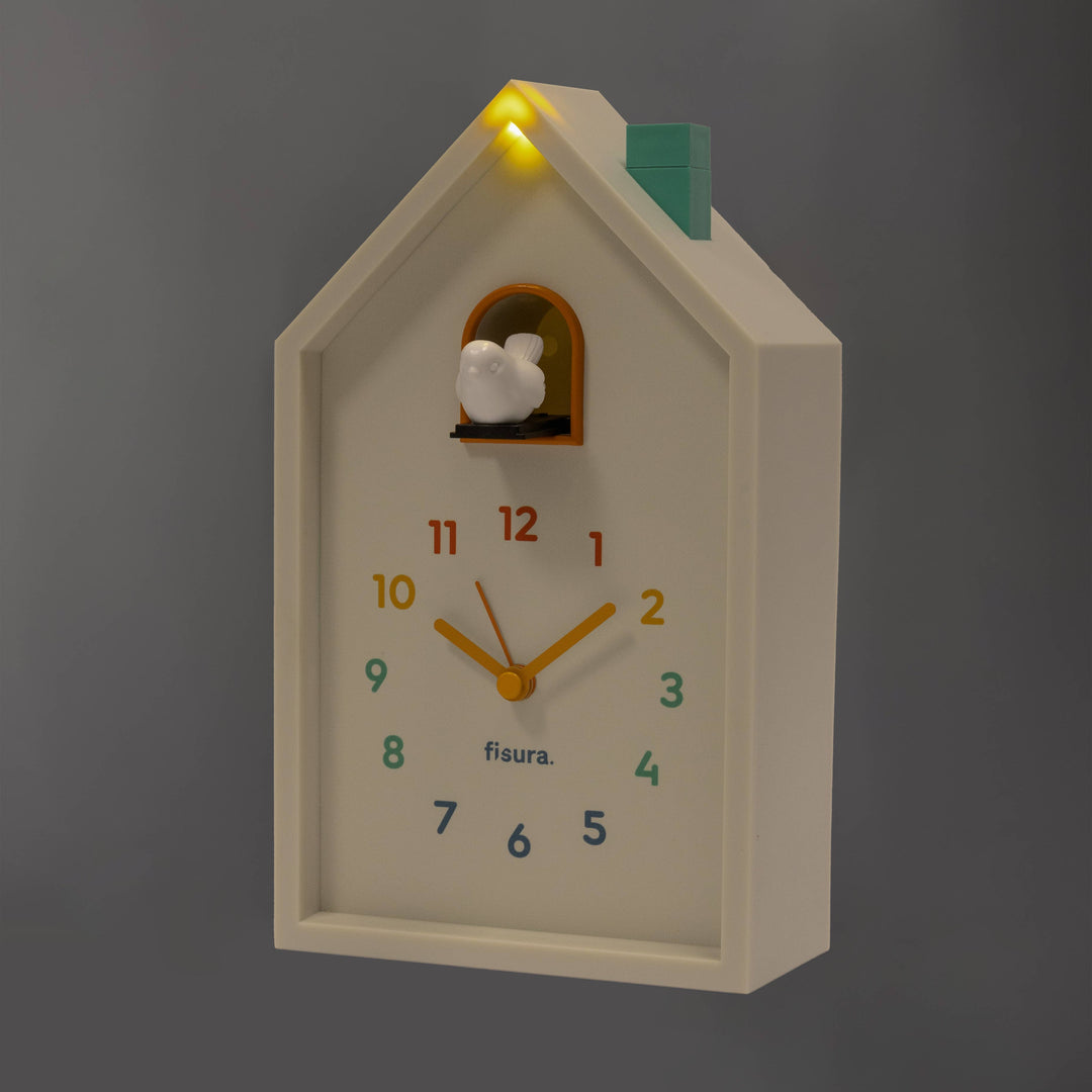 Multicolored Cuckoo House Alarm Clock