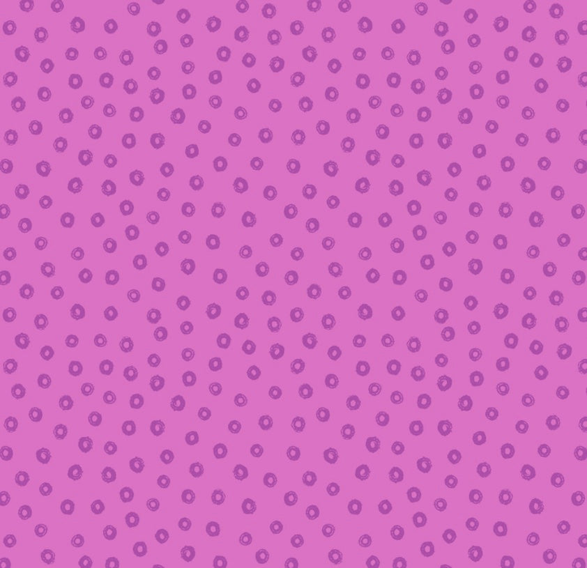 Creative Landscapes by the 1/4 Yard - Sketchy Circle Deep Lilac