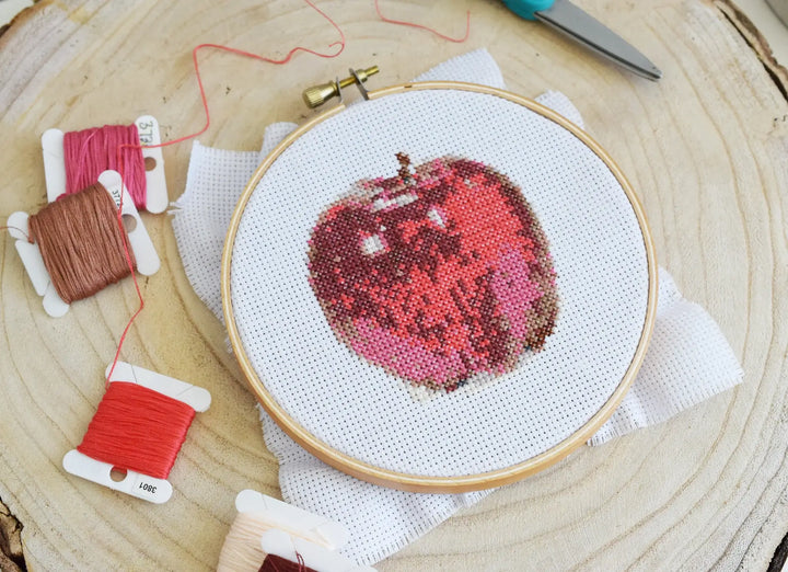 An Apple a Day - DIY Cross Stitch Kit
