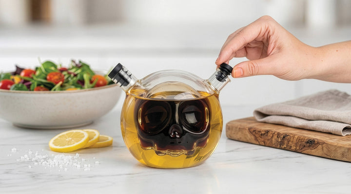 NEW Skully Oil and vinegar dispenser