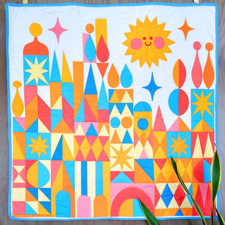 Brighter Days Quilt Kit (Pink/ Blue)