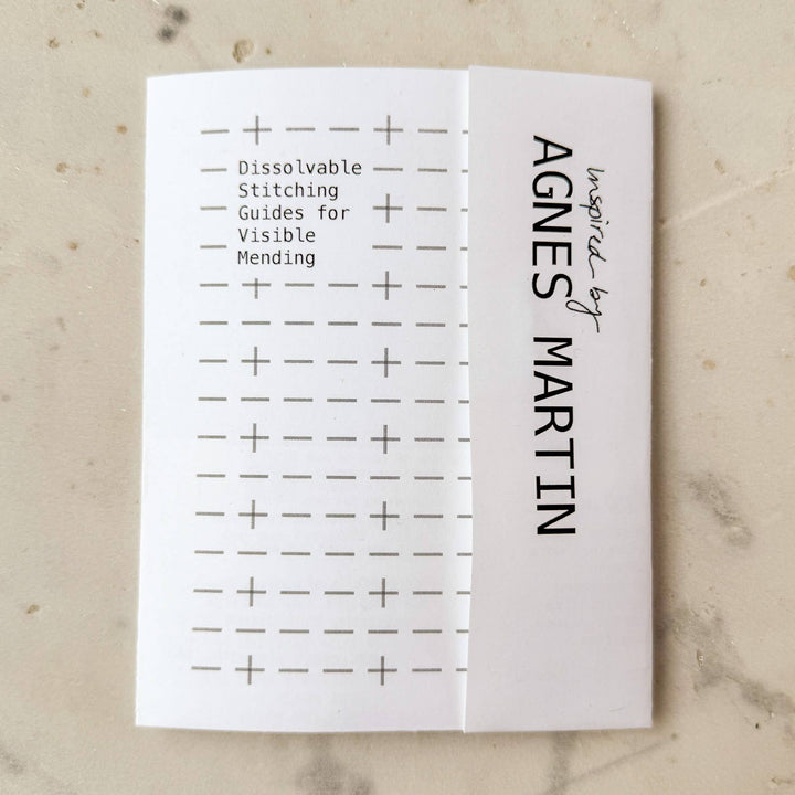 Agnes Martin Mending + Embellishment Transfer