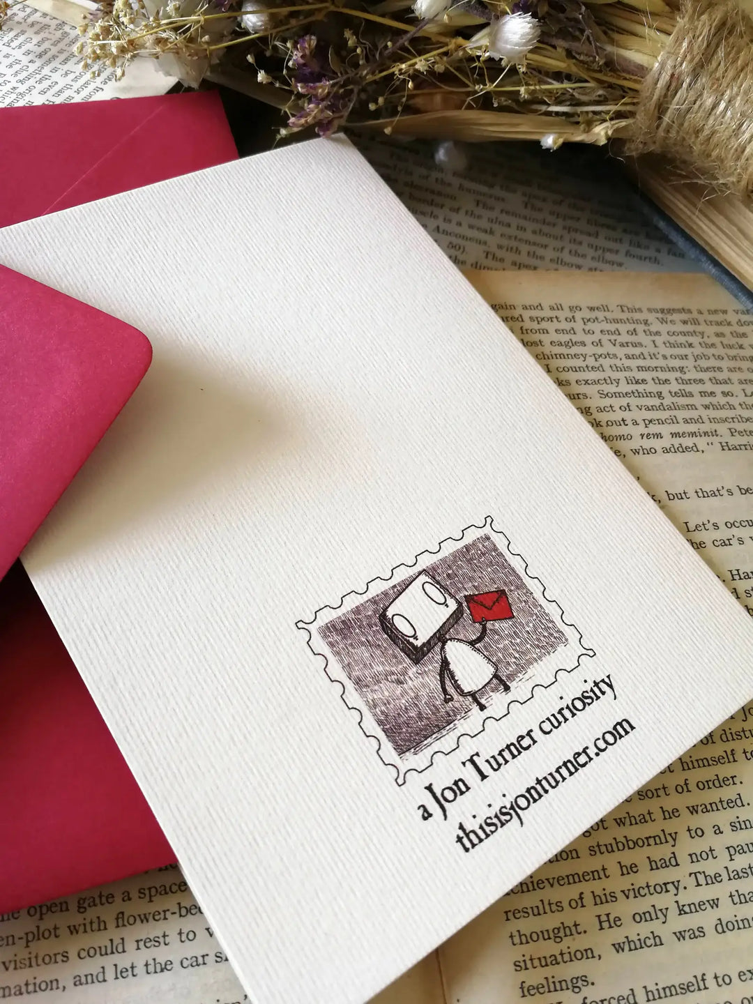 Solitude Robot Greetings Card