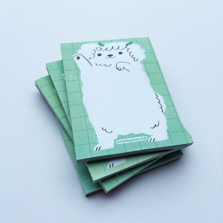 Fluffy Pup Notepad