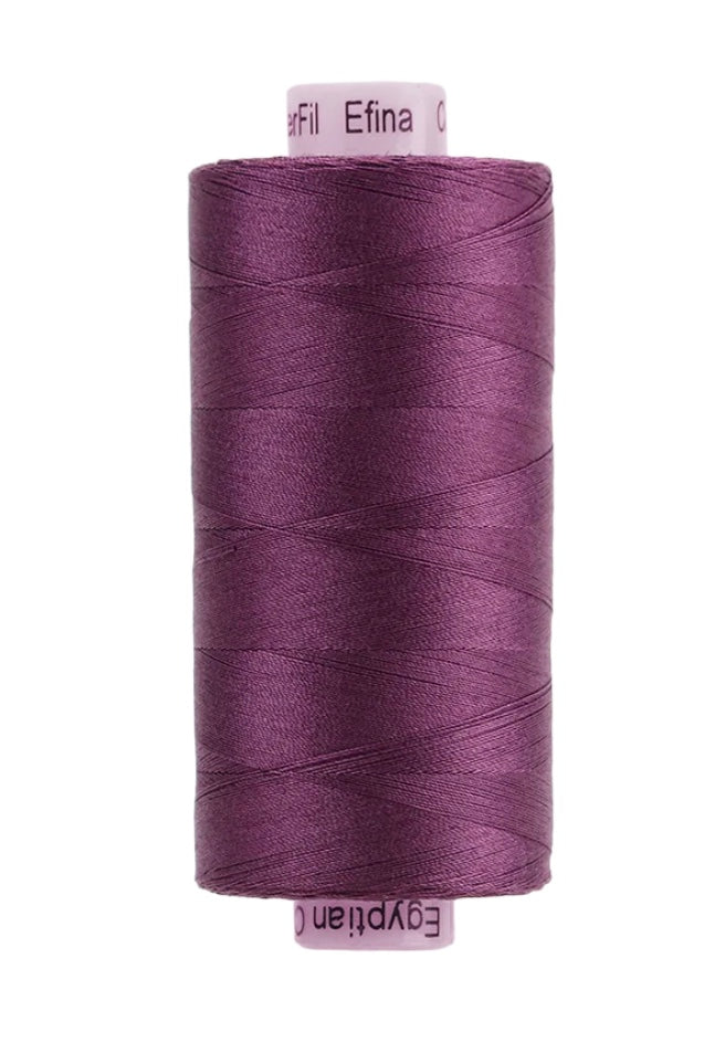 Efina 60 wt. Cotton Thread - 38 Plum