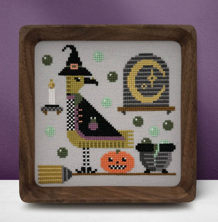 Trick or Tweet Willa Cross Stitch Pattern