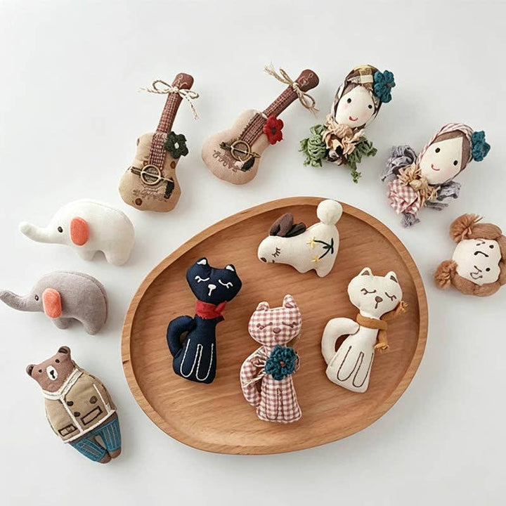Handmade Fabric Brooch Pin