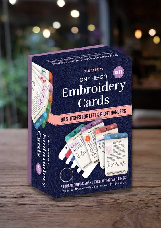 On-the-Go Embroidery Cards Set
