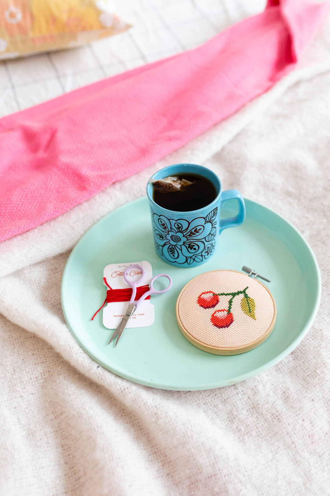 Cherry Cross Stitch Kit
