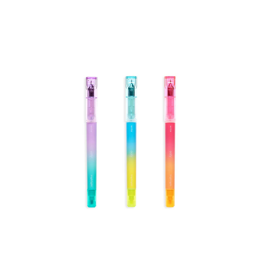 Writer's Duo: Double-Ended Fountain Pens & Highlighters
