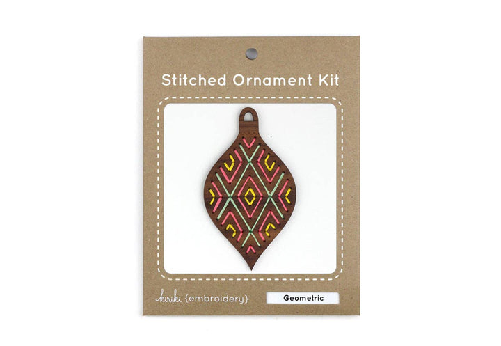 Geometric - DIY Stitched Ornament Kit