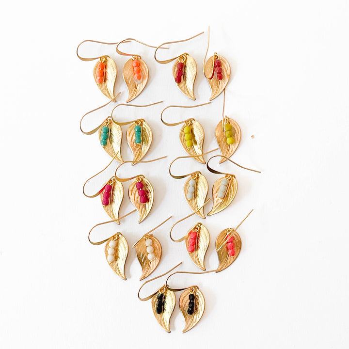 Small Leaf Earrings